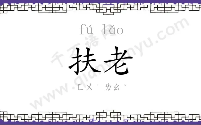扶老