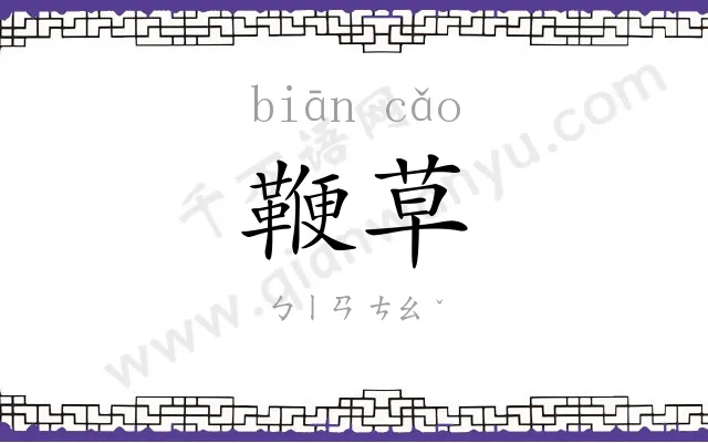 鞭草