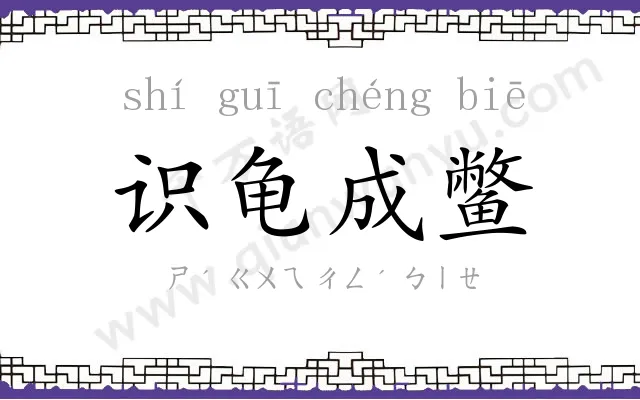 识龟成鳖