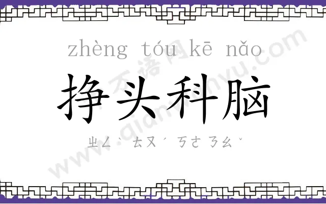 挣头科脑