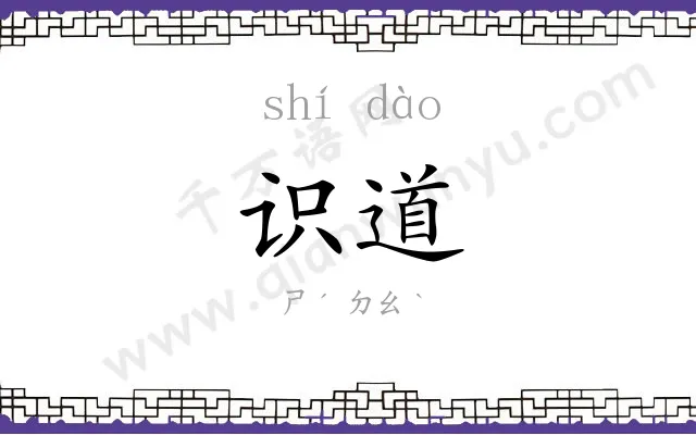 识道