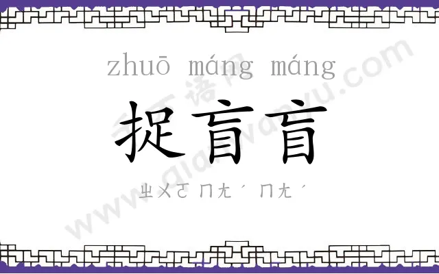 捉盲盲