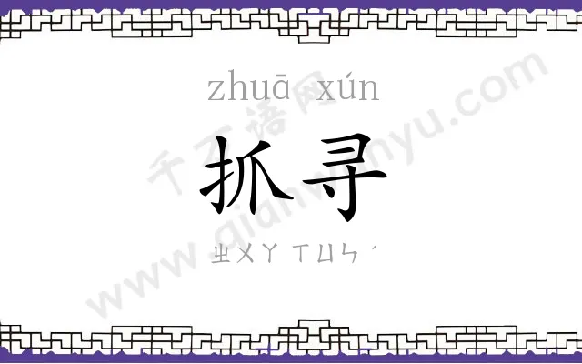 抓寻