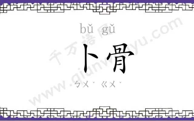 卜骨