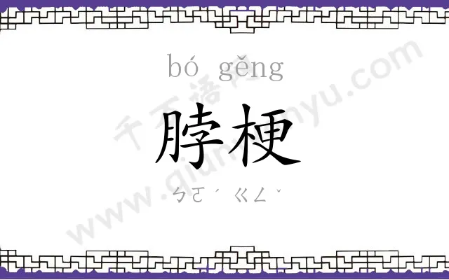 脖梗