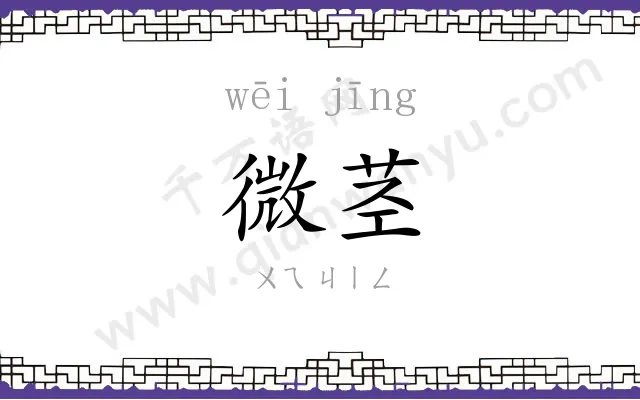 微茎