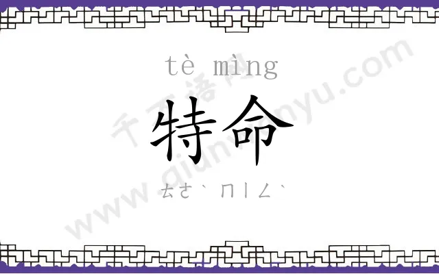 特命
