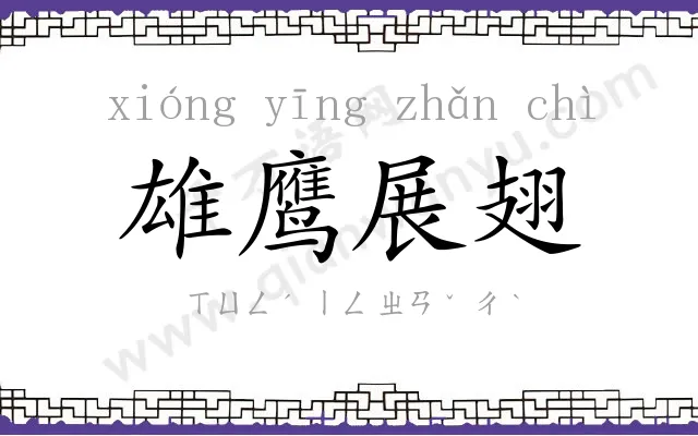 雄鹰展翅