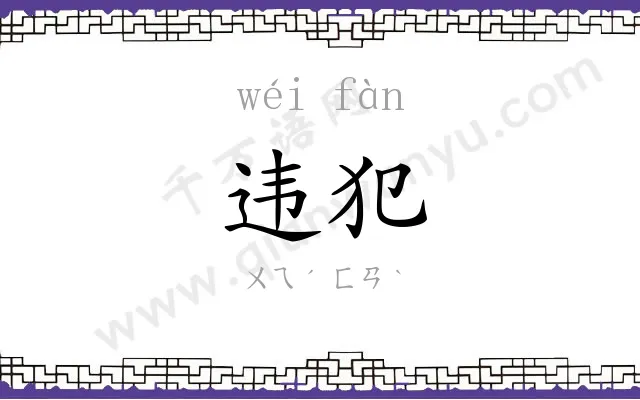 违犯