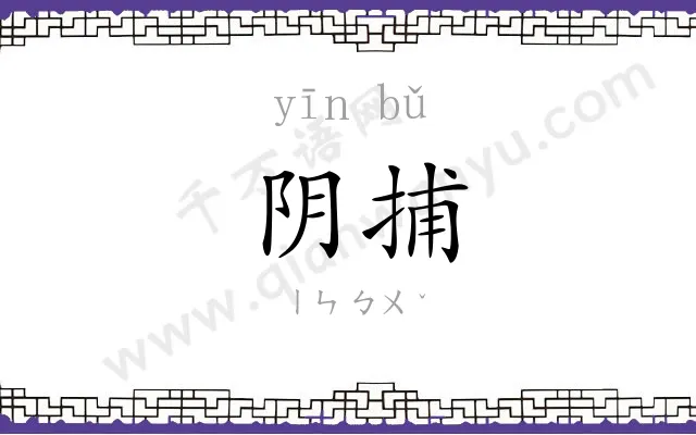 阴捕