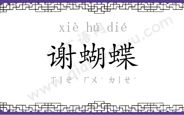 谢蝴蝶