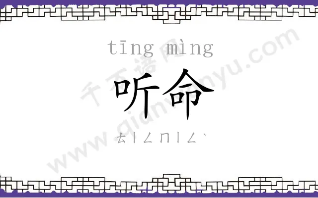 听命
