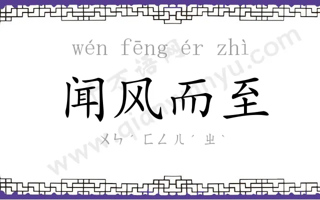 闻风而至