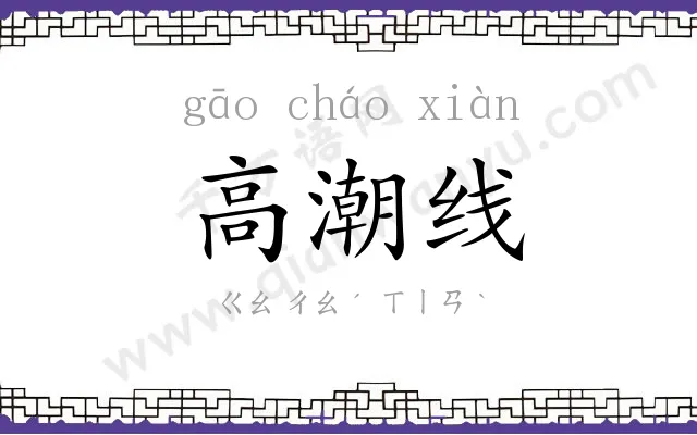 高潮线