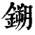 鎙(清·印刷字体·康熙字典)