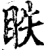 眣(宋·印刷字体·增韵)