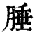 腄(清·印刷字体·康熙字典)